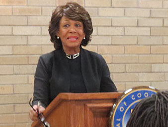 Congresswoman Maxine Waters  the U.S. Representative for California's 43rd congressional district spoke to the Women In Need Of Discovering Own 